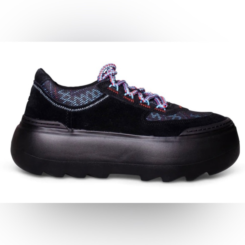 UGG MARIN MEGA LACE HERITAGE BRAIND Blacks Sneakers - Women’s